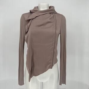 BCBG Asymmetrical Draped Waterfall Jacket M Pretty Little Liars Vampire Diaries